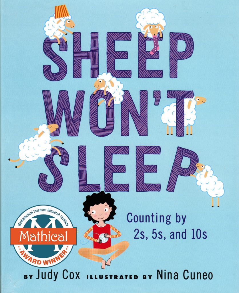 Cover of Sheep Won’t Sleep: Counting by 2s, 5s, and 10s